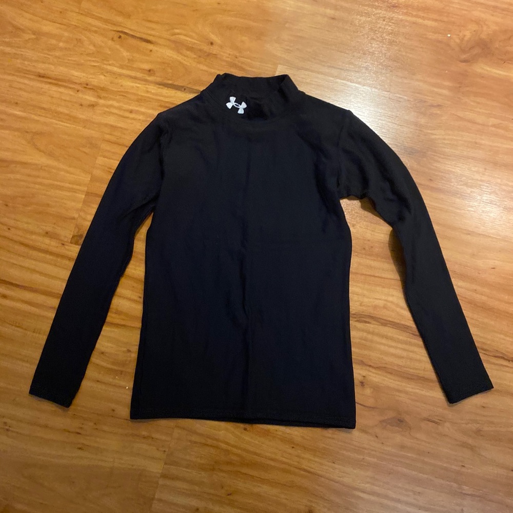 Under Armour cold gear fitted navy blue YL